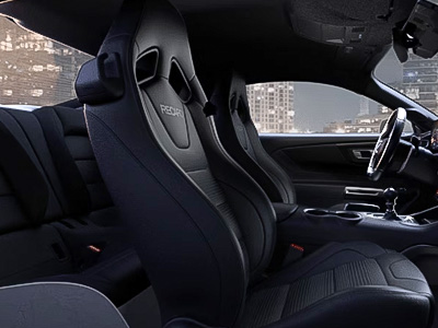 ford マスタング 2026 MUSTANG - レカロレザートリムスポーツバケットシート