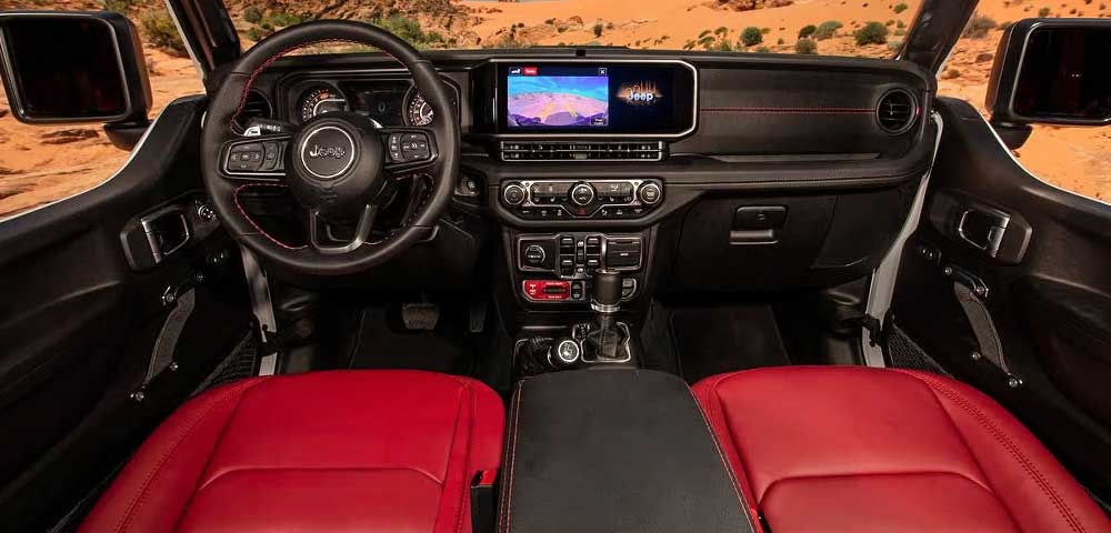 jeep ラングラー ルビコン392 2024 インテリアカラー/内装色 ブラックインテリア/レッドナッパレザーシート
