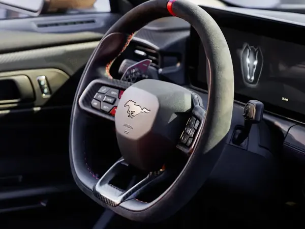 Mustang Dark Horse SC flat bottom steering wheel