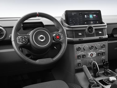 ineos グレナディア 2026 GRENADIER - ナッパレザーマルチファンクションステアリング