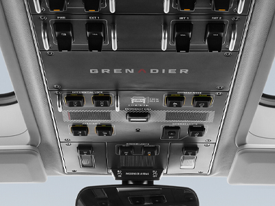 ineos グレナディア 2026 GRENADIER - オーバーヘッドコントロールコンソール