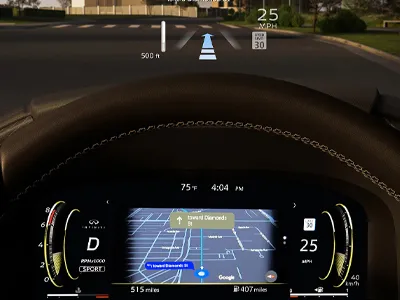 10.8-INCH HEAD-UP DISPLAY