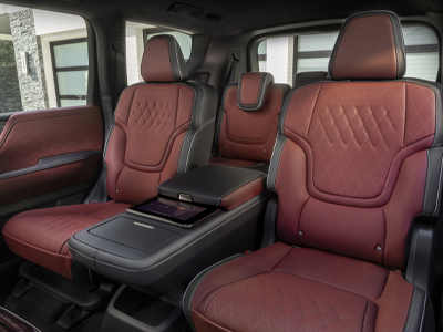 infiniti QX80 2026 QX80 - 広々とした3列シート