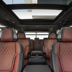 infiniti QX80 2026 QX80 内装 - パノラマサンルーフ