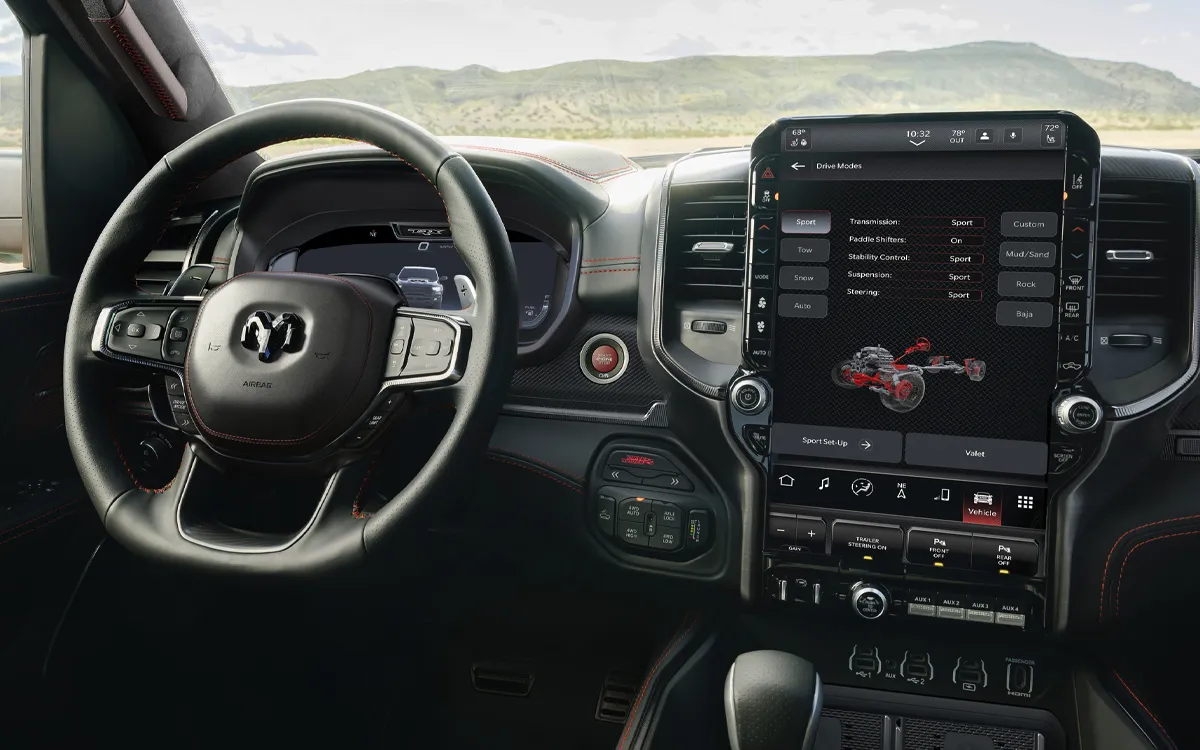 14.5-inch Uconnect touchscreen