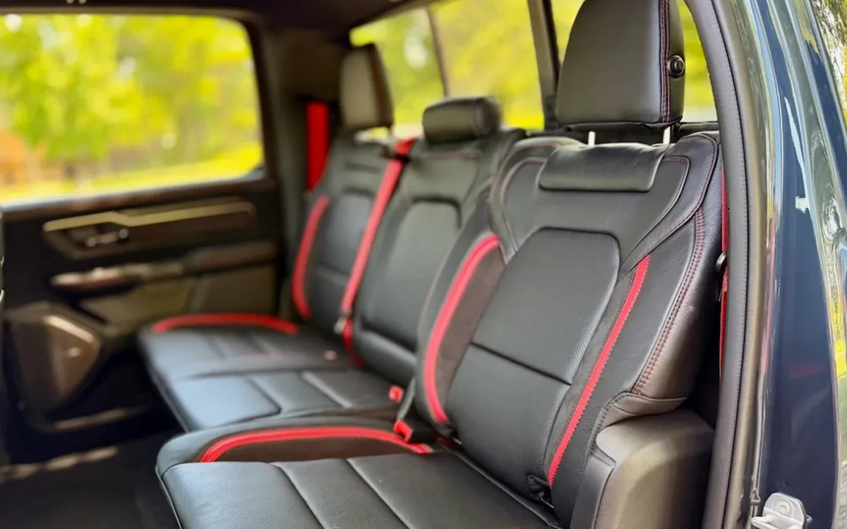 TRX SRT rear seats