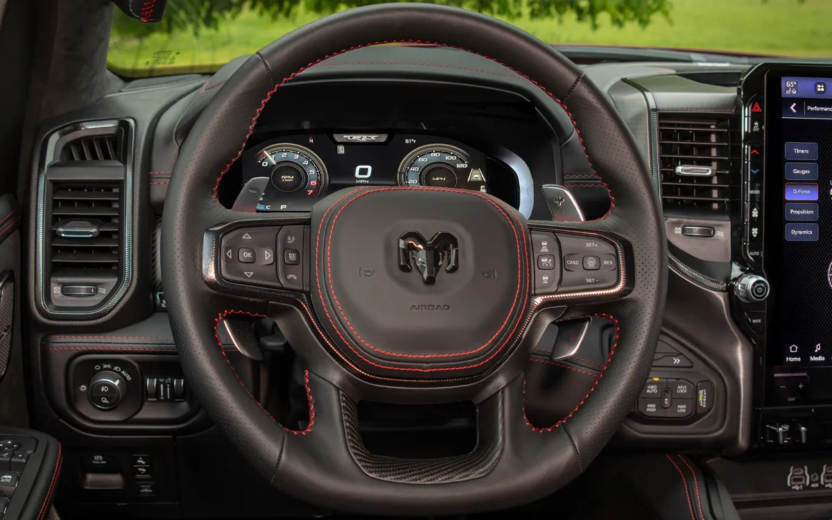 TRX SRT performance steering wheel