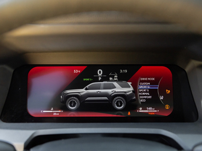 toyota_us 4ランナー 2025 4RUNNER - デジタルゲージクラスター