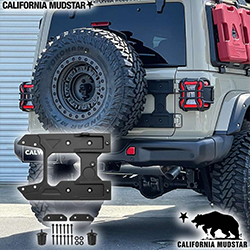 【カリフォルニアマッドスター/CALIFORNIA MUDSTAR★】18y- ジープ ラングラー JL | テールゲート レインフォースシステム 背面タイヤキャリア用