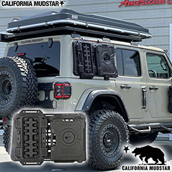 【カリフォルニアマッドスター/CALIFORNIA MUDSTAR★】18y- ラングラー JL | リアサイドウインドウパネルキット右 ブラック9Lウォータータンクx1