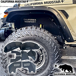 【カリフォルニアマッドスター/CALIFORNIA MUDSTAR★】18y- ジープ ラングラー JL | アルミインナーフェンダーセット