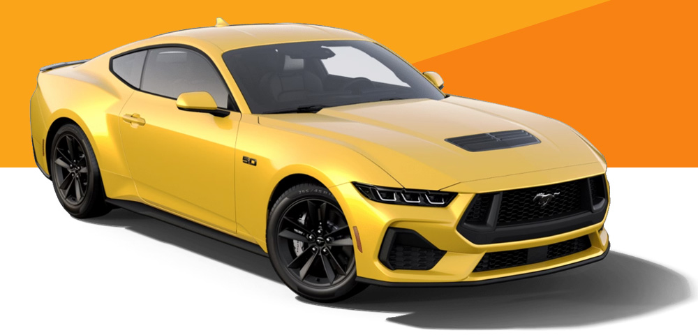 2024 ford マスタング エクステリアカラー/外装色 イエロースプラッシュメタリック(エコブースト/エコブーストプレミアム/GT/GTプレミアム)