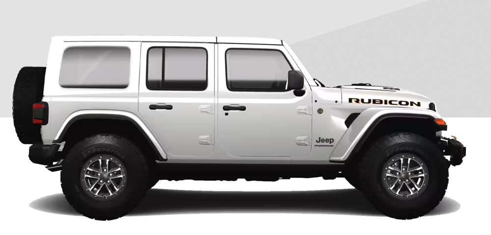 2024 jeep ラングラー ルビコン392 エクステリアカラー/外装色 ブライトホワイトクリアコート